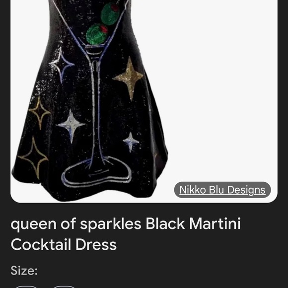 QUEEN OF SPARKLES Sequin Martini Mini Dress - Picture 3 of 3